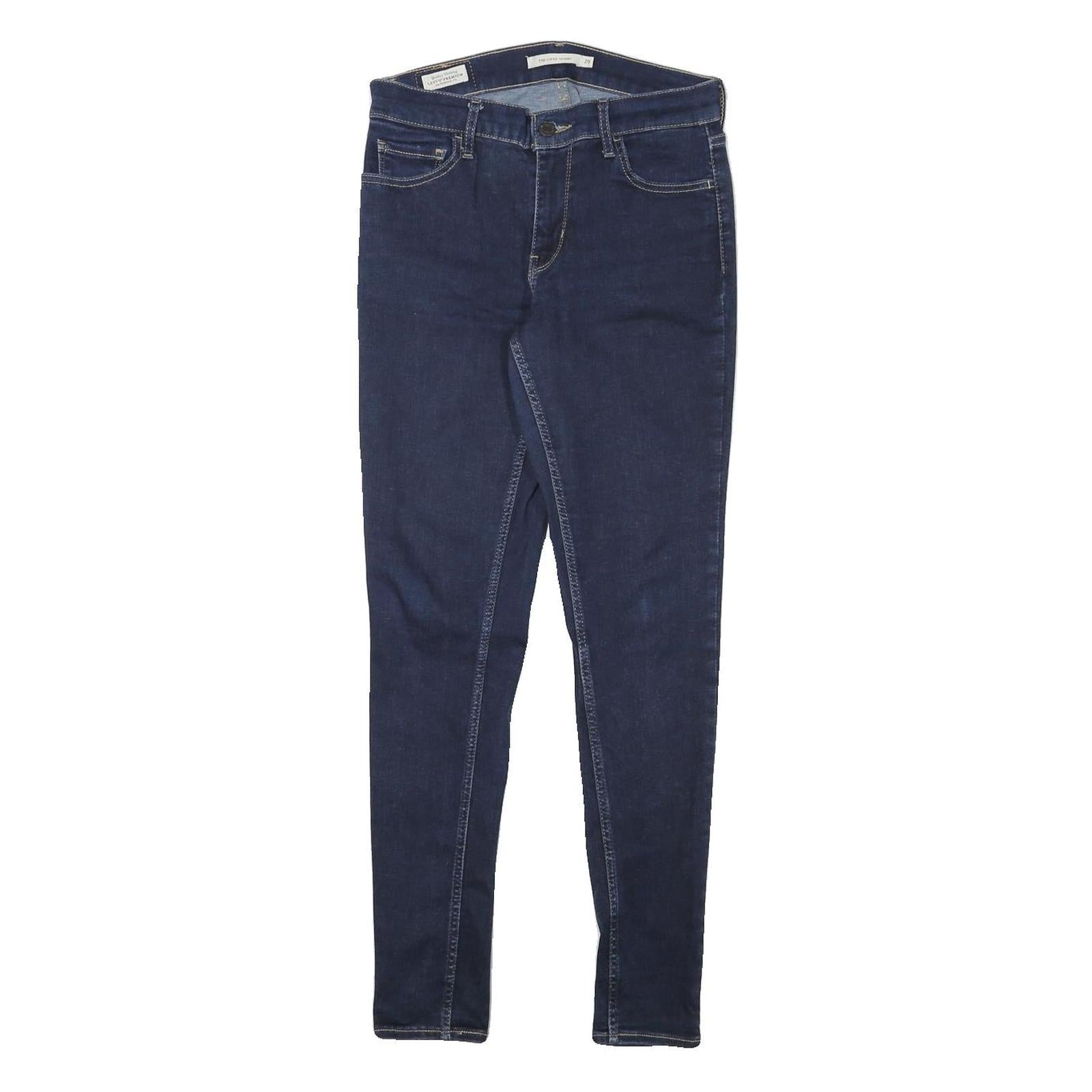 LEVI'S Womens Jeans Blue Slim Skinny Denim Medium W27 L28 Stretch Casual