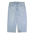 CARHARTT Mens Regular Fit Light Blue Denim Jeans W40 L25 Zip Closure Casual Wear