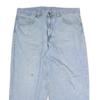 CARHARTT Mens Regular Fit Light Blue Denim Jeans W40 L25 Zip Closure Casual Wear