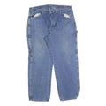 CARHARTT Mens Jeans Blue Relaxed Straight Denim Medium W38 L30 Workwear Utility