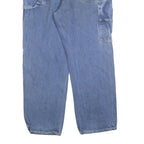 CARHARTT Mens Jeans Blue Relaxed Straight Denim Medium W38 L30 Workwear Utility