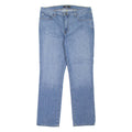 LAUREN RALPH LAUREN Womens Jeans Blue Regular Straight Stone Wash W34 L30