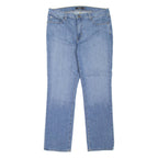 LAUREN RALPH LAUREN Womens Jeans Blue Regular Straight Stone Wash W34 L30