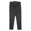LEVI'S 531 BIG E Mens Slim Black Denim Jeans W29 L29 Classic Cotton Blend Zip