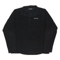 BERGHAUS Mens Black Outdoor Jacket L Polyester Blend Fleece Zip Stand-Up Collar