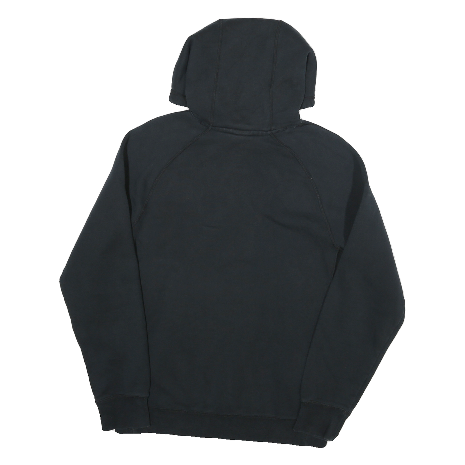 NIKE Mens Black Cotton Blend Hoodie S Sports Sweatshirt Pullover Casual
