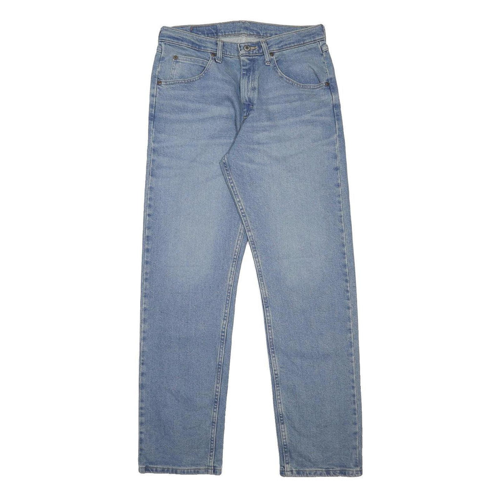 WRANGLER Mens Regular Fit Blue Denim Jeans W30 L32 Classic Style Cotton Blend