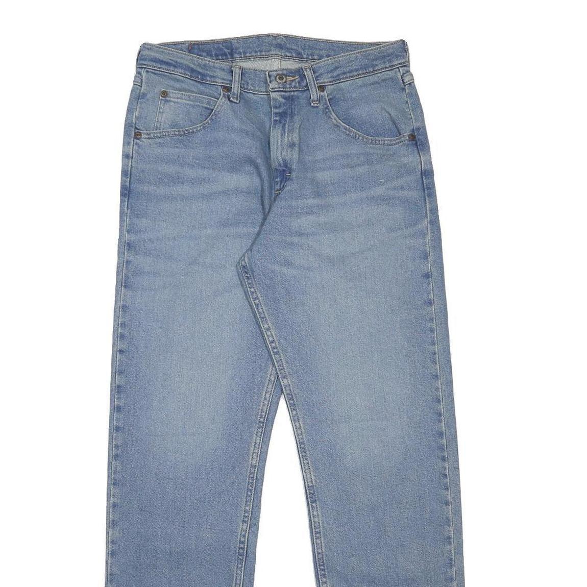 WRANGLER Mens Regular Fit Blue Denim Jeans W30 L32 Classic Style Cotton Blend