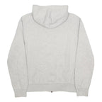 POLO RALPH LAUREN Mens Grey Full Zip Hoodie S Cotton Blend Casual Wear