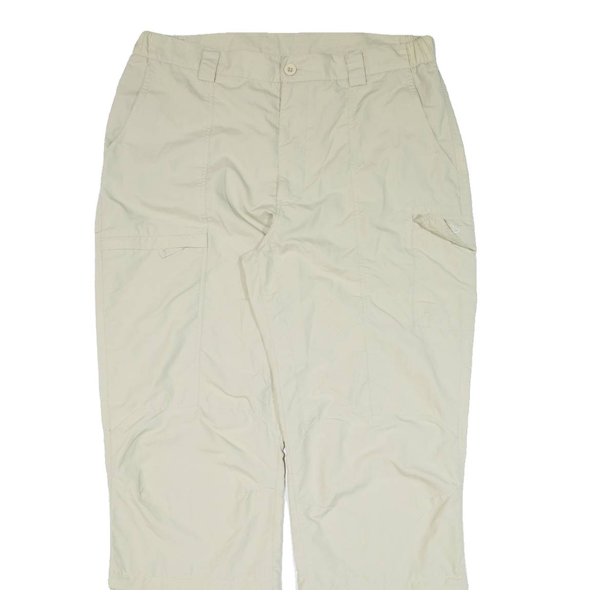 BIG BEAR Womens Trousers Beige Loose Straight W35 L31