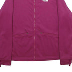 THE NORTH FACE Womens Purple Jacket XL Polyester Zip Casual Outdoor Warm