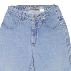 FORENZA Womens Shorts Blue Denim Casual L W28 Cotton Blend Relaxed Fit