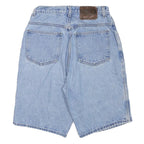 FORENZA Womens Shorts Blue Denim Casual L W28 Cotton Blend Relaxed Fit