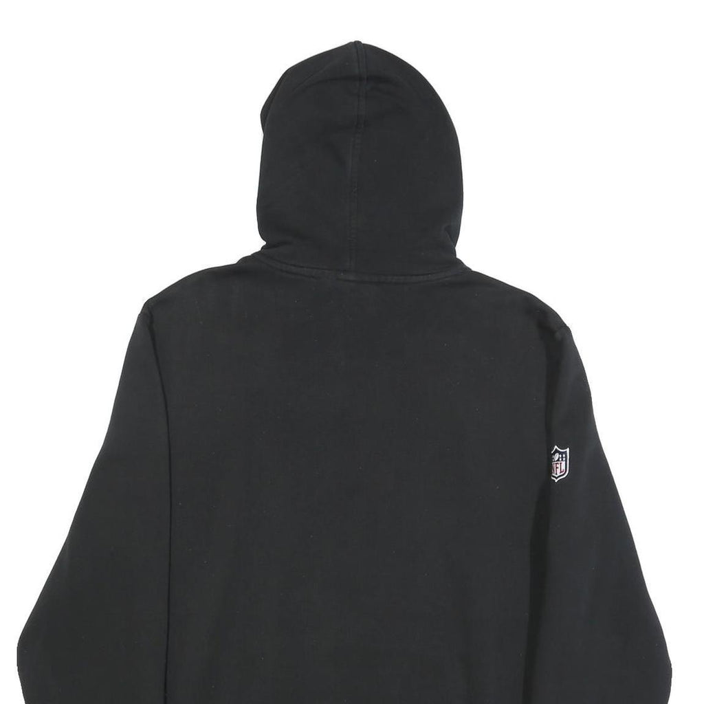 NEW ERA Mens Black Hoodie XL Cotton Blend Pullover Rams Logo Black