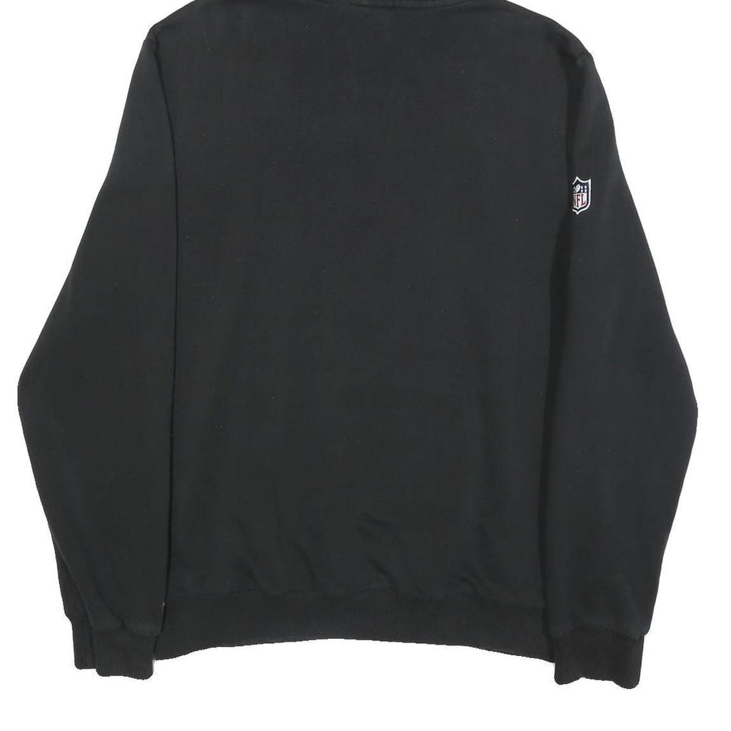 NEW ERA Mens Black Hoodie XL Cotton Blend Pullover Rams Logo Black