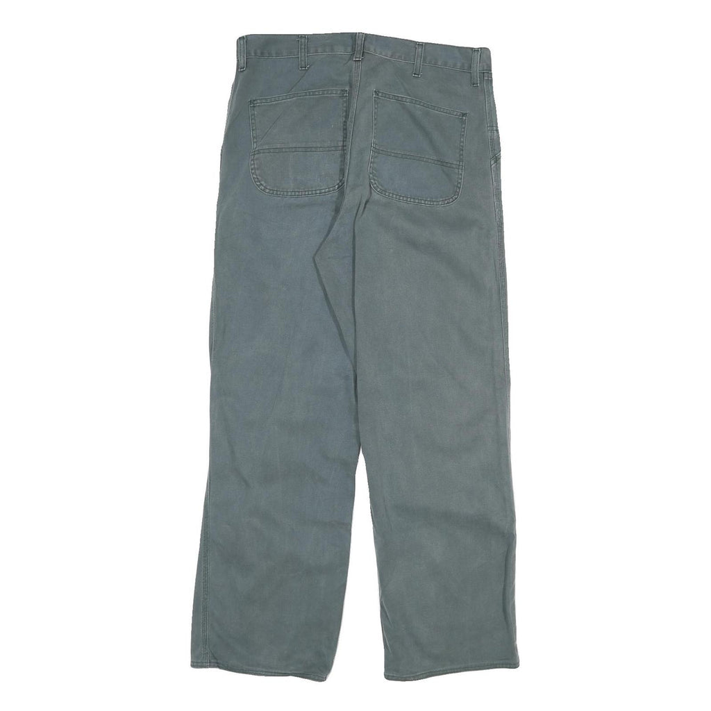 CARHARTT Mens Cotton Blend Relaxed W34 L30 Workwear Combat Trousers Zip Closure