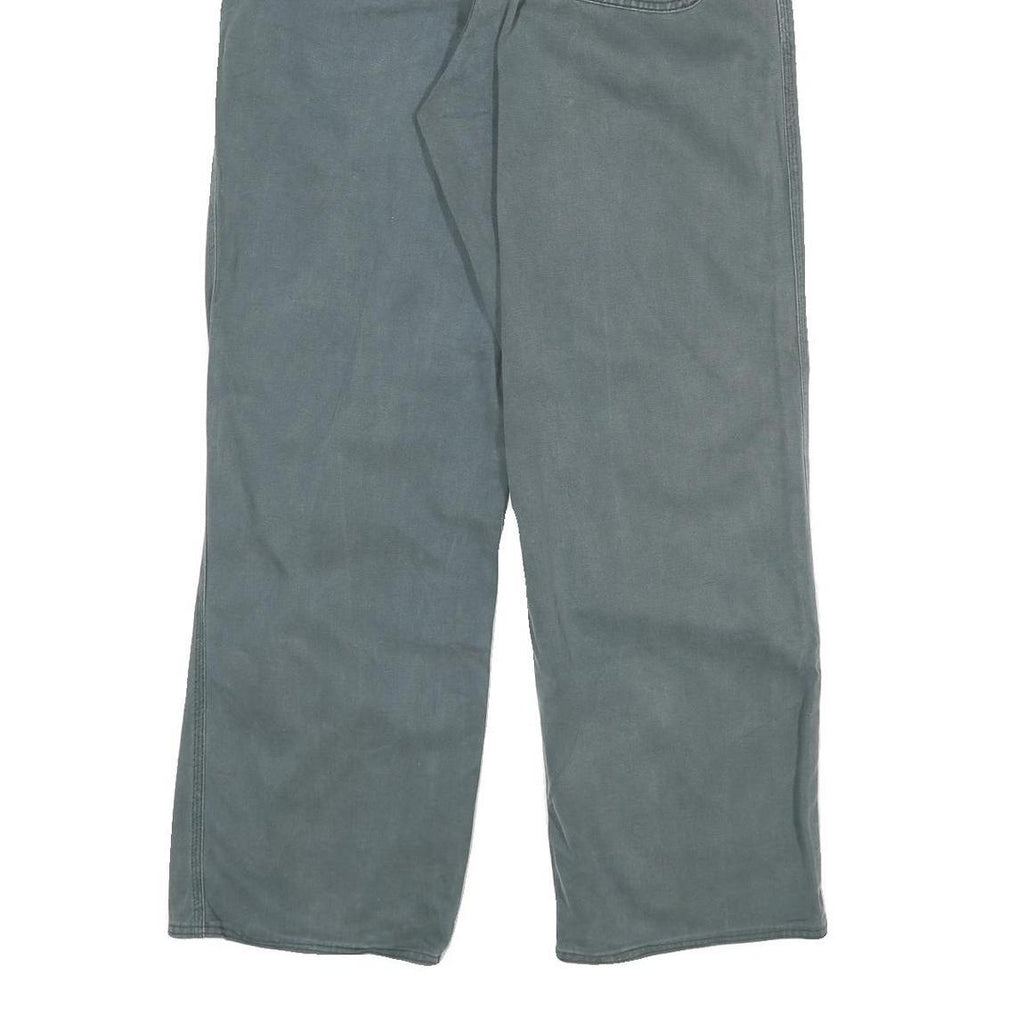 CARHARTT Mens Cotton Blend Relaxed W34 L30 Workwear Combat Trousers Zip Closure