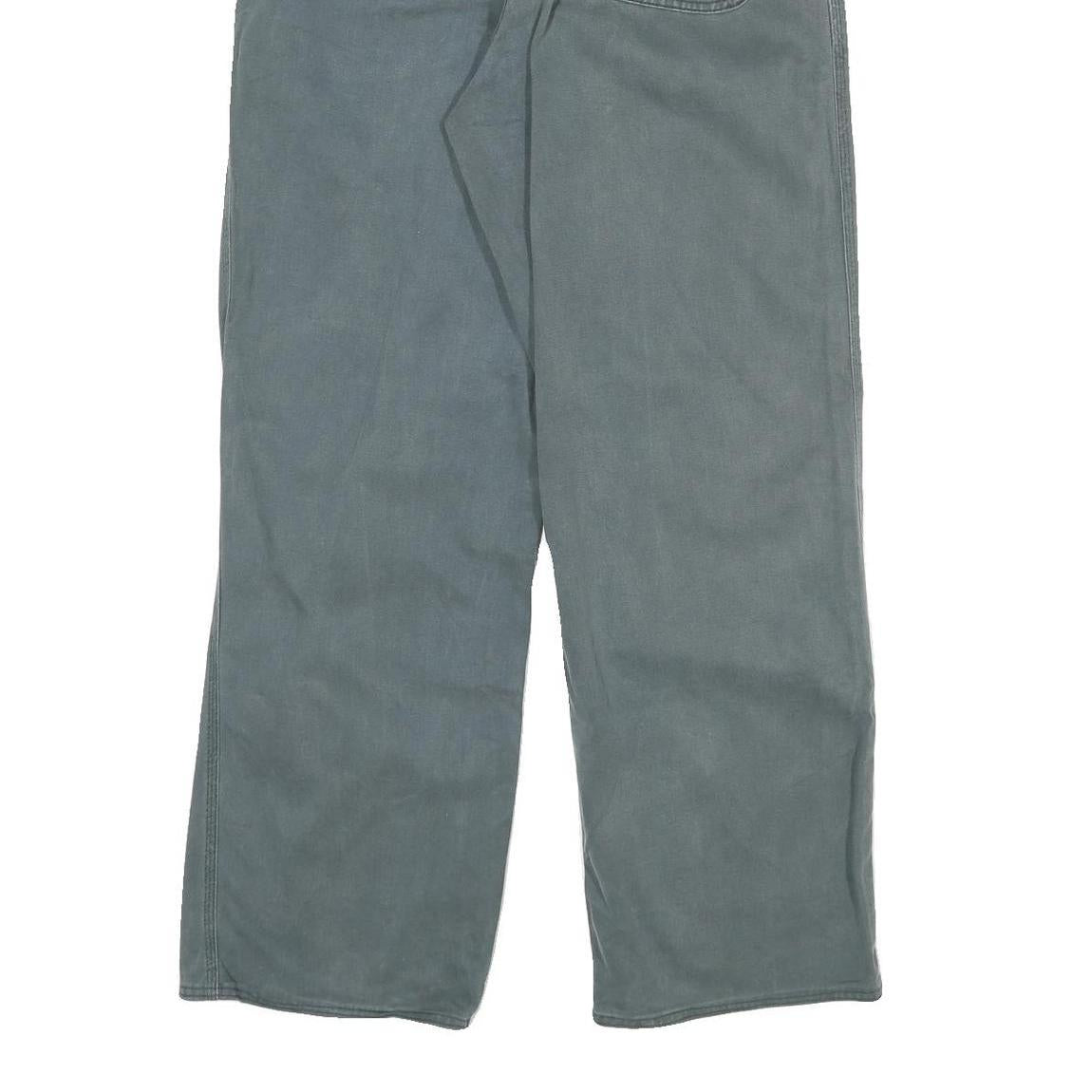 CARHARTT Mens Cotton Blend Relaxed W34 L30 Workwear Combat Trousers Zip Closure