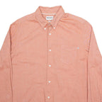 TIMBERLAND Mens Plain Shirt Orange Long Sleeve L