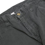 CARHARTT Mens Cotton Black Relaxed Straight Trousers W32 L30 Workwear Casual
