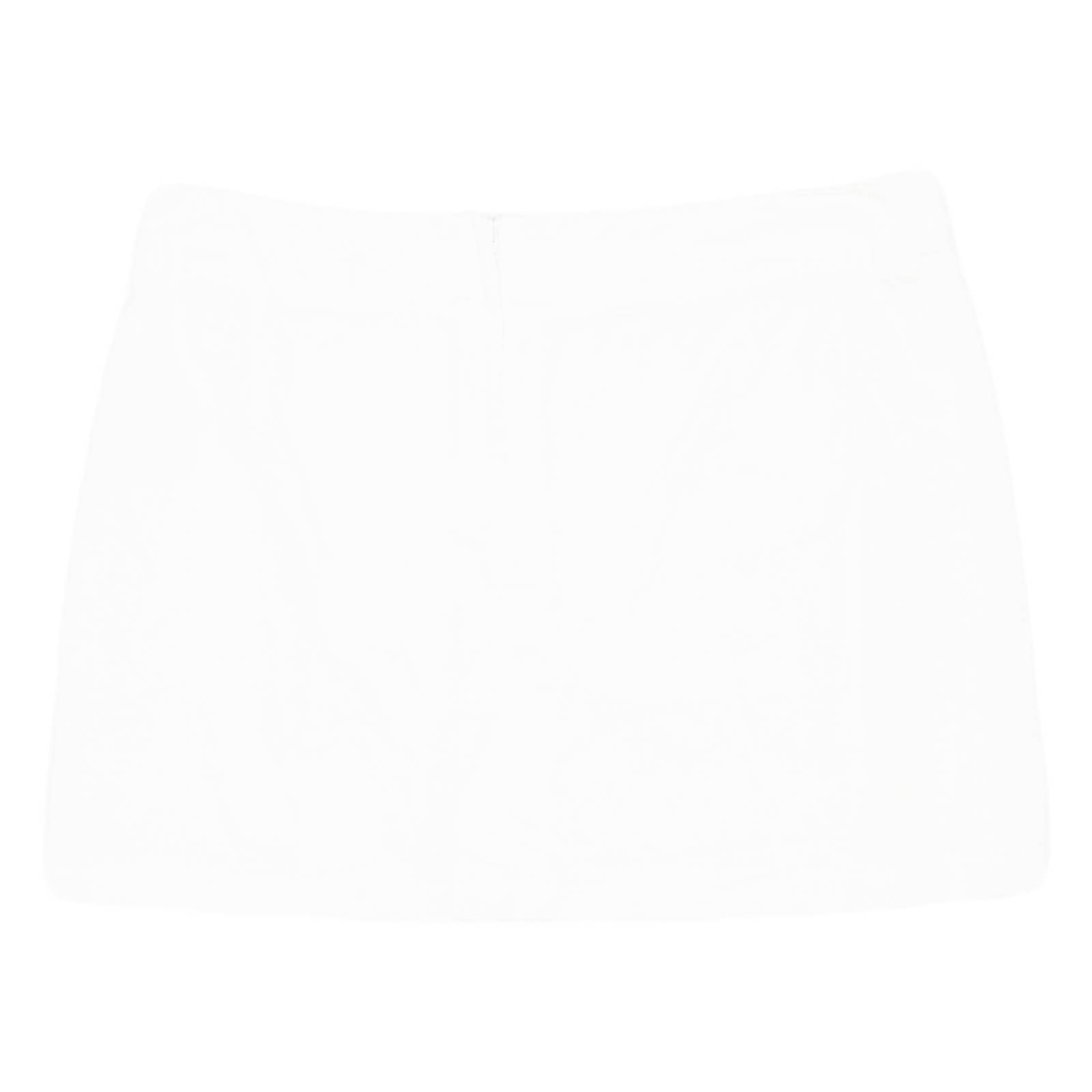 H&M Pleated Womens Mini Skirt White Short M