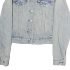 LEVI'S Womens Blue Denim Cotton Classic Jacket L Button Closure