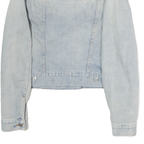 LEVI'S Womens Blue Denim Cotton Classic Jacket L Button Closure
