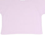 PUMA Womens Pink Cotton Blend Crew Neck UK 12 Logo Sweatshirt Casual