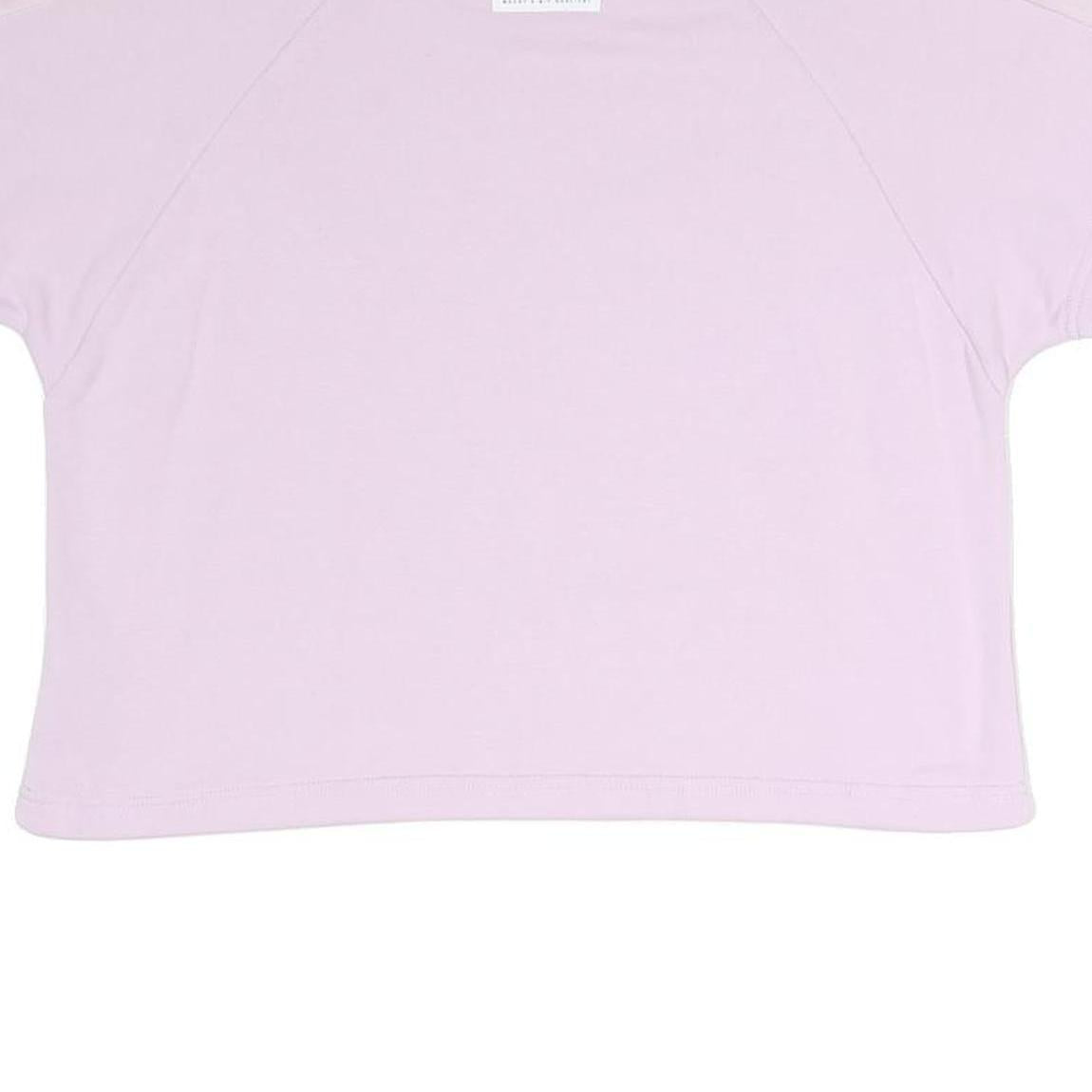 PUMA Womens Pink Cotton Blend Crew Neck UK 12 Logo Sweatshirt Casual