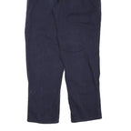 CARHARTT Mens Navy Regular Fit Zip Closure Cotton Blend Trousers W38 L32