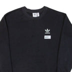 ADIDAS Womens Sweatshirt Black UK 10