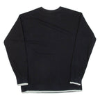 ADIDAS Womens Sweatshirt Black UK 10