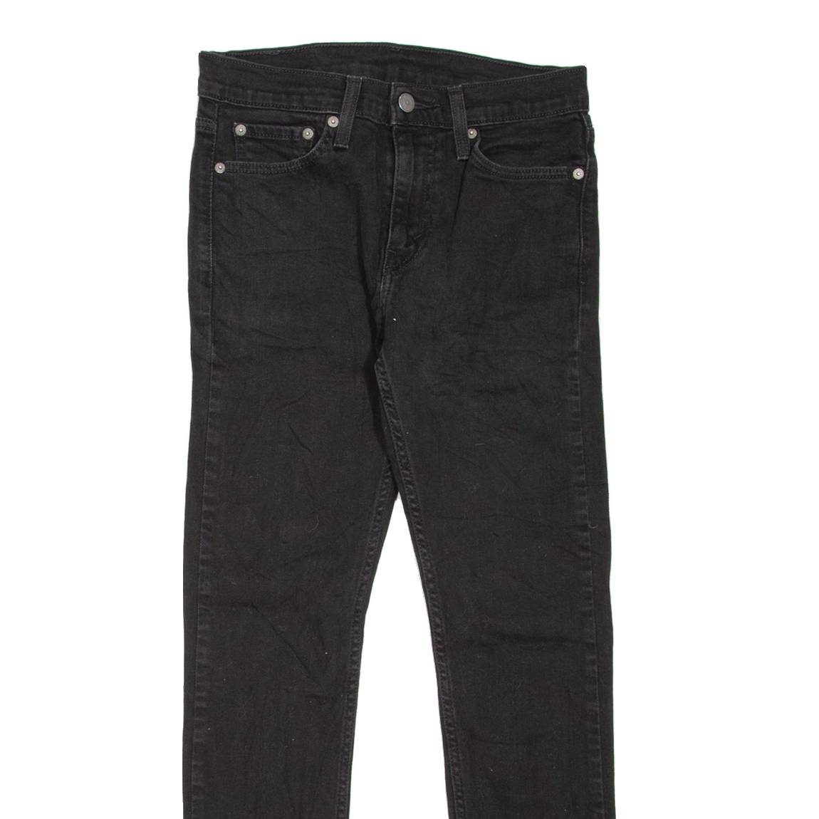 LEVI'S 510 Jeans Mens Black Slim Skinny W29 L27