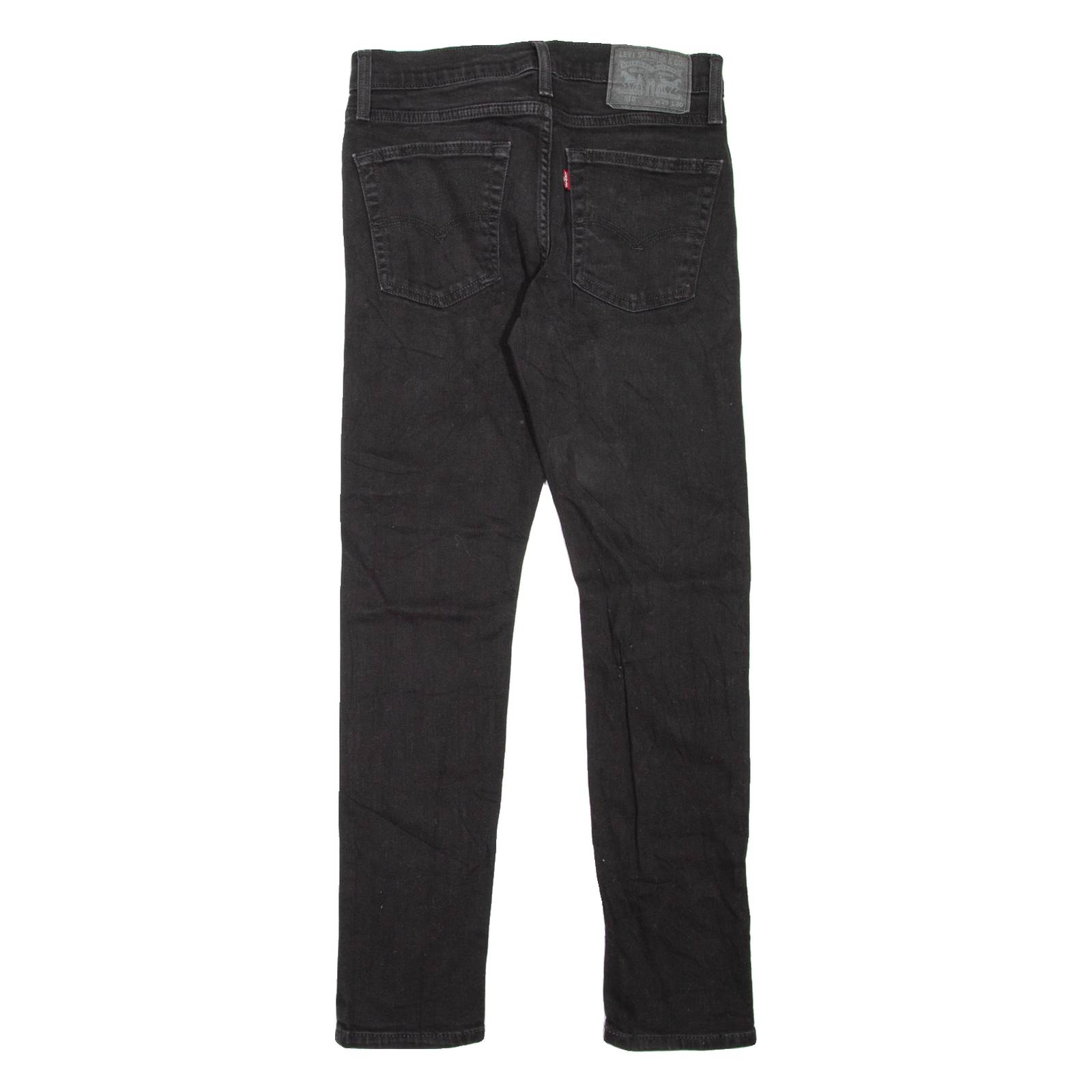 LEVI'S 510 Jeans Mens Black Slim Skinny W29 L27