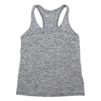 UNDER ARMOUR Womens Grey Racerback Performance T-Shirt S Polyester Blend Gym