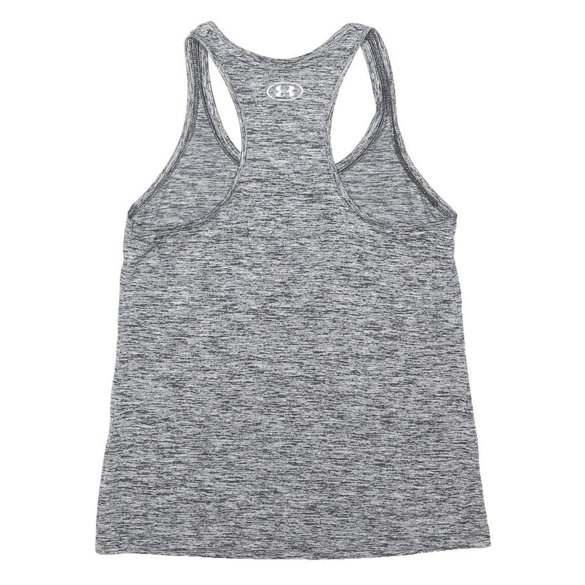 UNDER ARMOUR Womens Grey Racerback Performance T-Shirt S Polyester Blend Gym