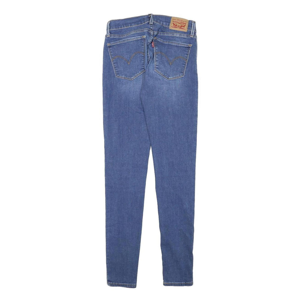 LEVI'S Womens Jeans Blue Slim Skinny Denim Medium W23 L29 Classic Zip Pocket
