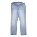 LEVI'S 513 Mens Slim Jeans Blue Denim W36 L32 Classic Cotton Blend Zip