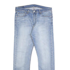 LEVI'S 513 Mens Slim Jeans Blue Denim W36 L32 Classic Cotton Blend Zip