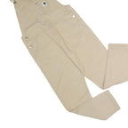 CARHARTT Mens Beige Cotton Blend Dungarees Regular Fit S W32 L27 Workwear