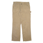 CARHARTT Carpenter Womens Trousers Beige Regular Straight W31 L31
