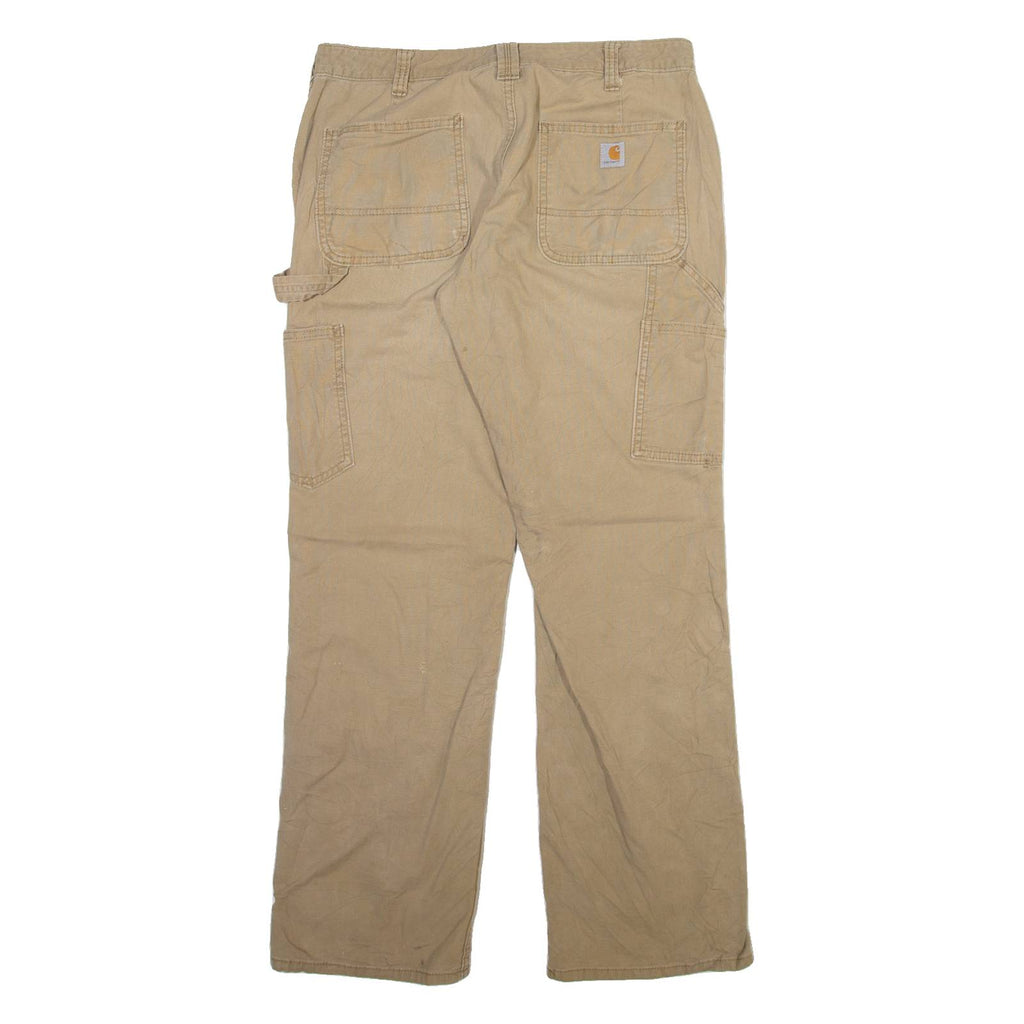 CARHARTT Carpenter Womens Trousers Beige Regular Straight W31 L31