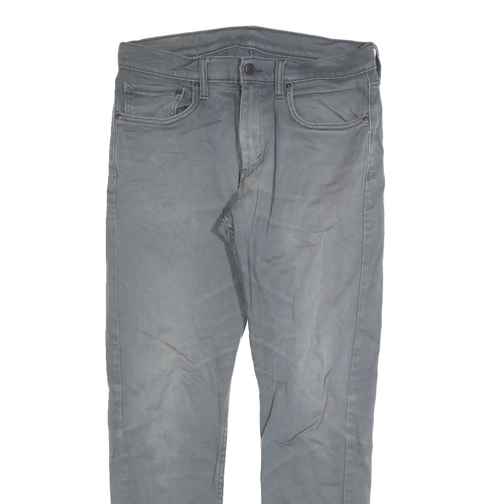LEVI'S 512 Mens Slim Tapered Denim Medium W32 L32 Blue Jeans Zip Closure