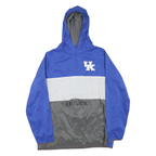 FANATICS Mens Blue & Grey Kentucky Zip Jacket XL Polyester Blend Sportswear