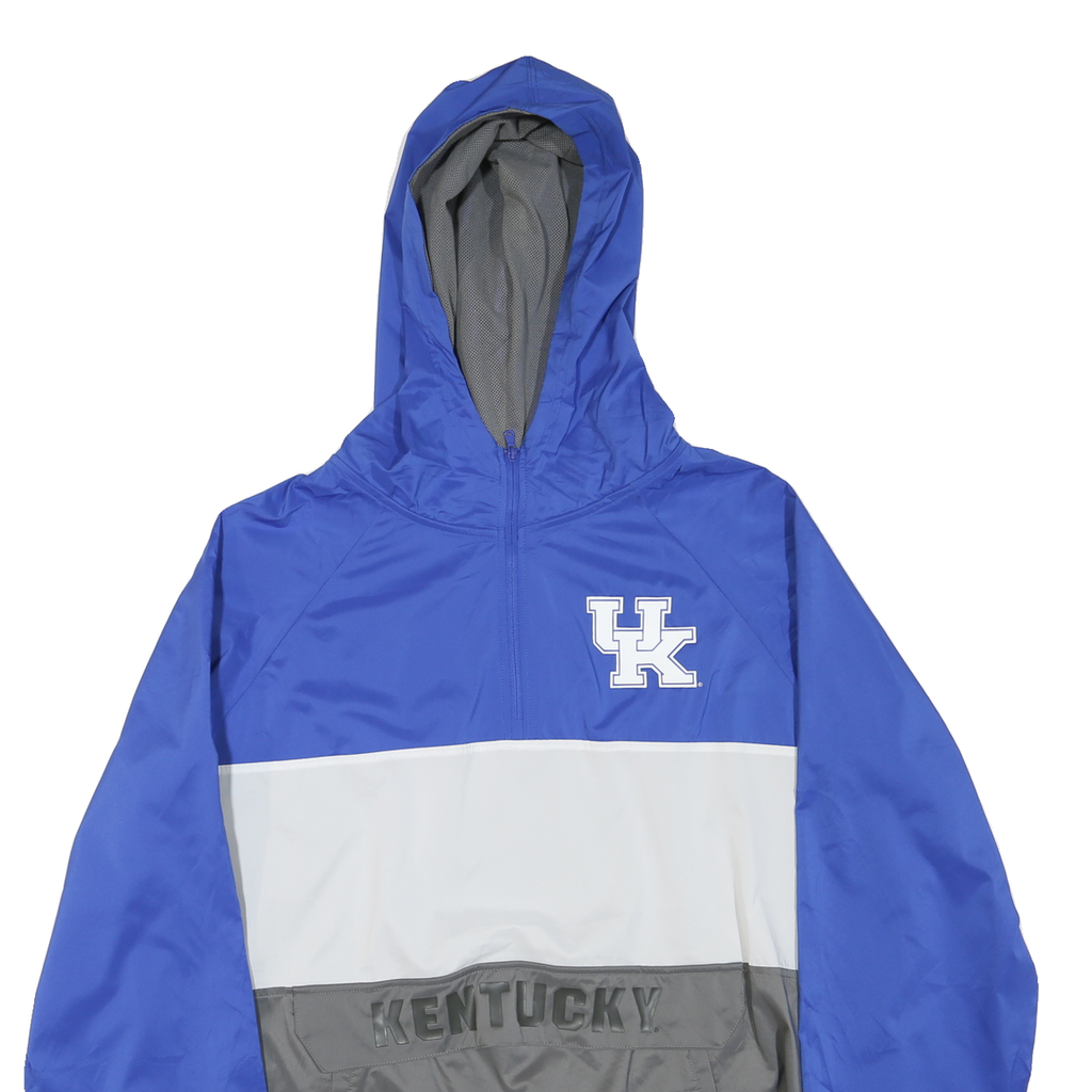 FANATICS Mens Blue & Grey Kentucky Zip Jacket XL Polyester Blend Sportswear