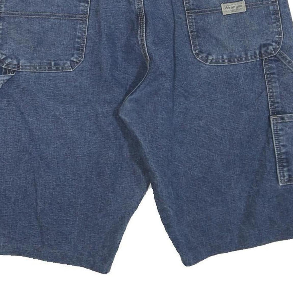 WRANGLER Mens Denim Blue Casual Shorts XL W40 Cotton Blend Relaxed Fit