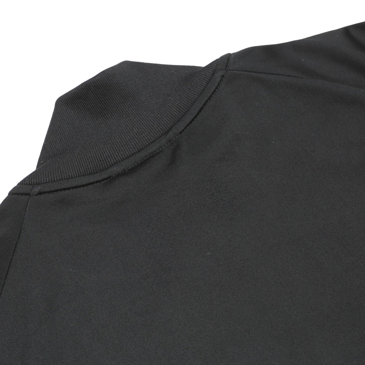 ADIDAS Mens Black Zip Jacket L Polyester Track Three Stripe Classic Sportswear