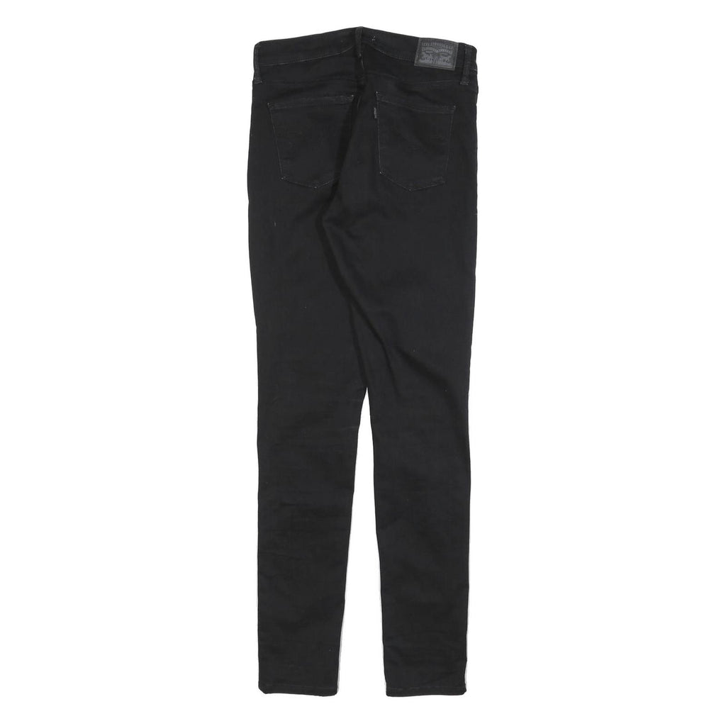 LEVI'S 311 Womens Jeans Black Slim Skinny Denim Medium W28 L32 Stretch Zip