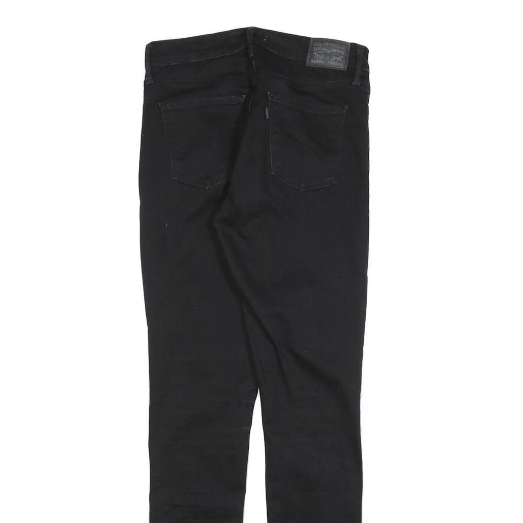 LEVI'S 311 Womens Jeans Black Slim Skinny Denim Medium W28 L32 Stretch Zip