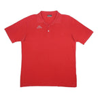 KAPPA Mens Red Cotton Polo Shirt XL Short Sleeve Plain Soft Comfortable